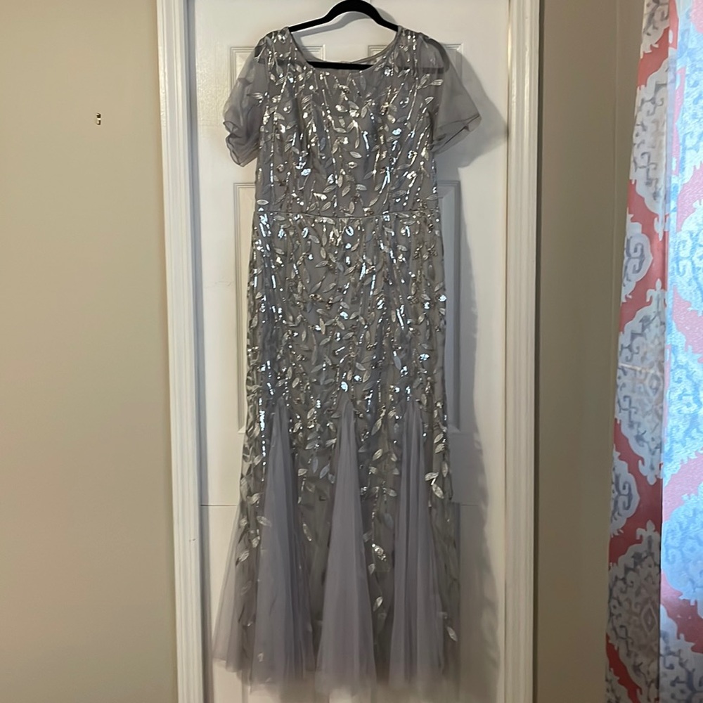 Silver Formal Dress size XL